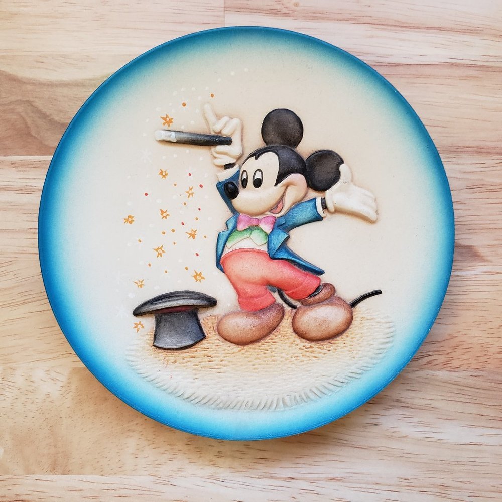 Mickey Mouse 4 Star LE Collection Plate Vintage